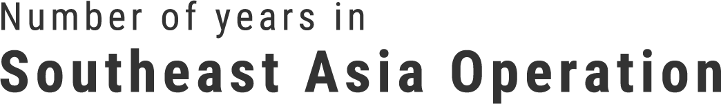 Number of years in Southeast Asia Operation